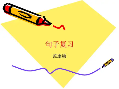 六年级句子类型复习总结大全