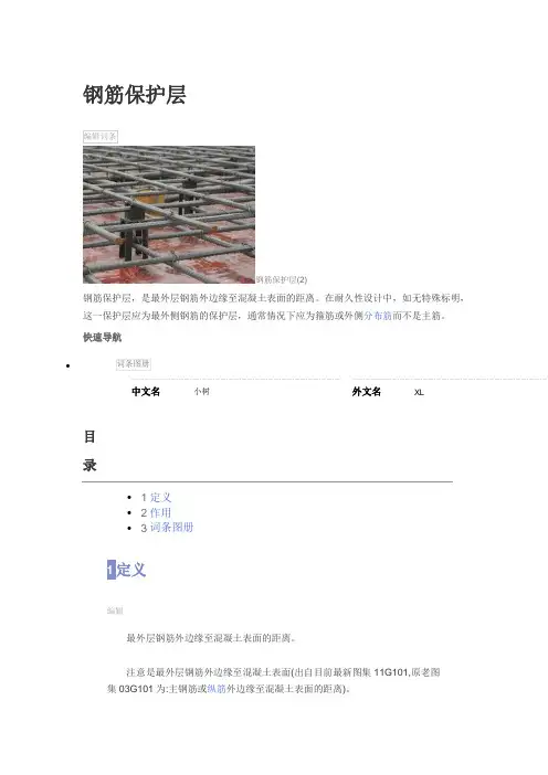 钢筋保护层