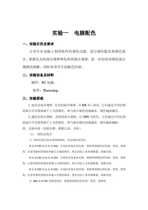 印刷配色