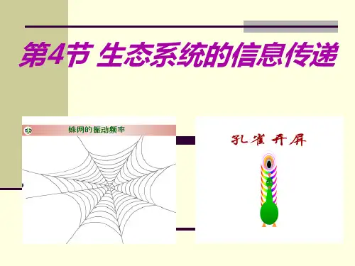5.4《生态系统的信息传递》