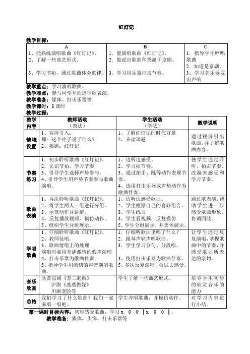 红灯记