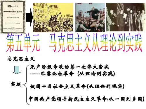 2014第一轮复习：俄国十月社会主义革命
