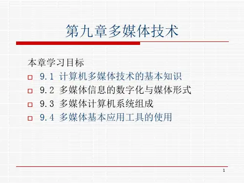 第九章计算机多媒体技术