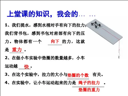 用橡皮筋做动力