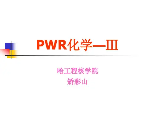 PWR化学-第三章
