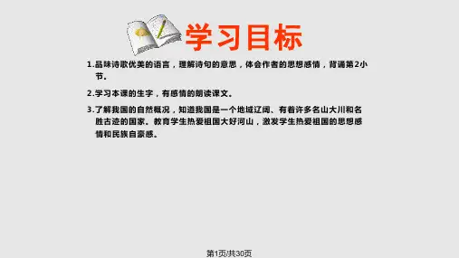 13我站在祖国地图前PPT课件PPT教学课件