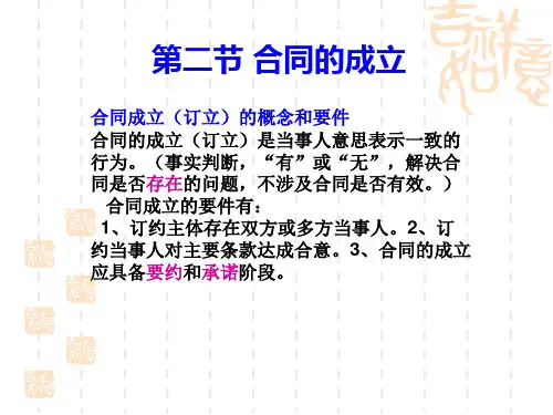 第二节合同的成立.pptx