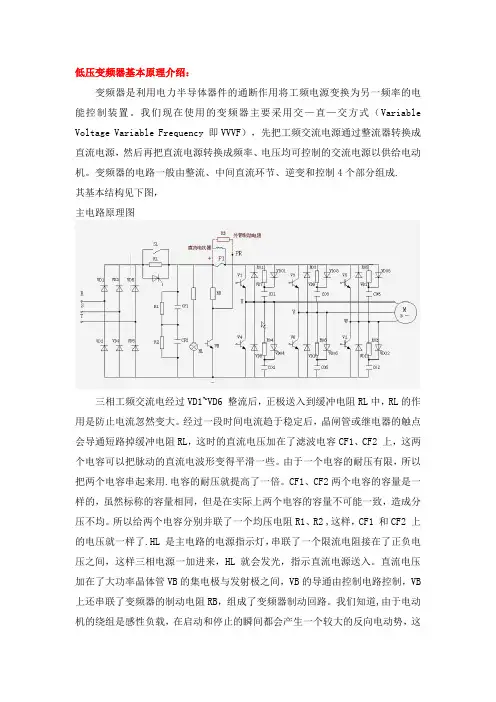 低压变频器基本原理介绍