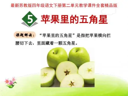 苏教版四年级语文下册第二单元教学课件全套精品版