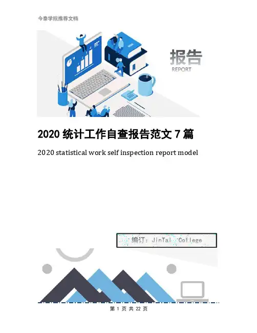 2020统计工作自查报告范文7篇