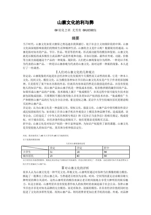 山寨文化的利与弊51