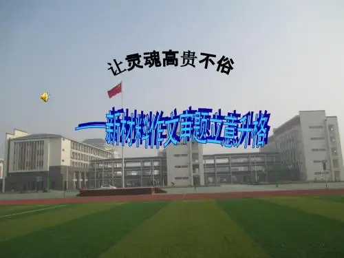 新材料作文审题立意升格(吴建刚)