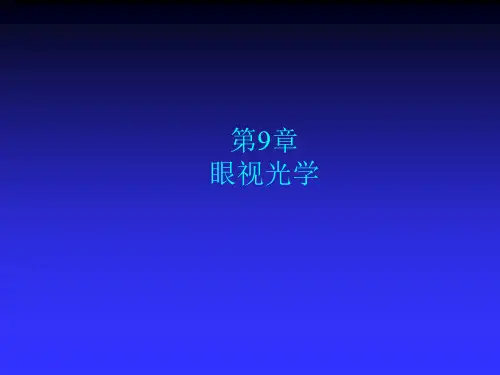 眼视光课件-PPT资料30页