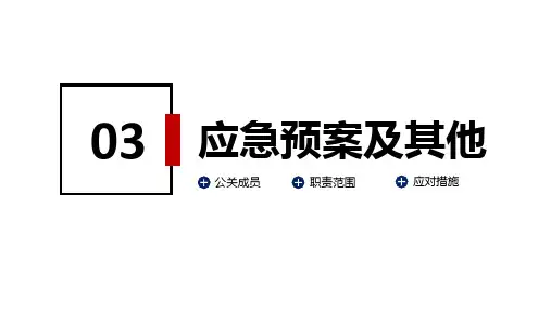 企业公关应急预案