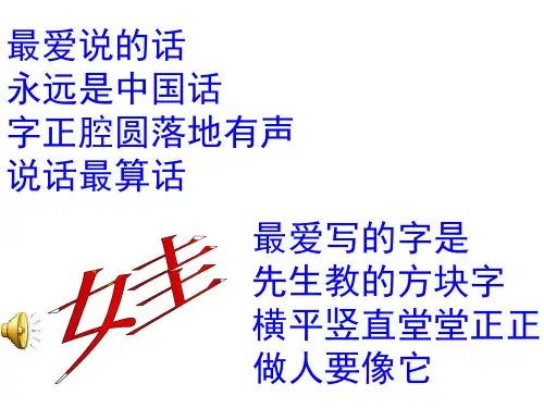 《专题 汉字》PPT课件