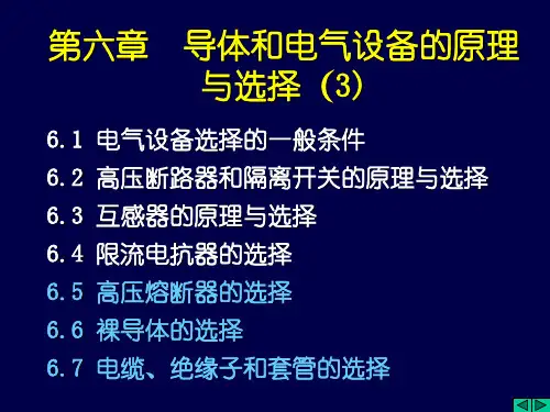 发电厂电气部分第六章(3)