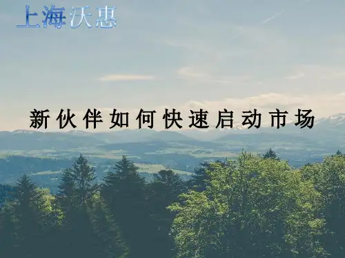 新伙伴如何快速启动市场.Y