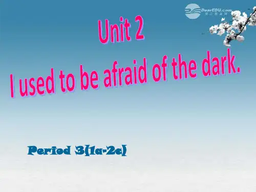 浙江省台州市黄岩区头陀镇中学九年级英语 Unit 2 I used to be afraid of