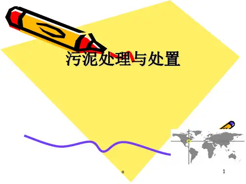 污泥的处理处置ppt课件