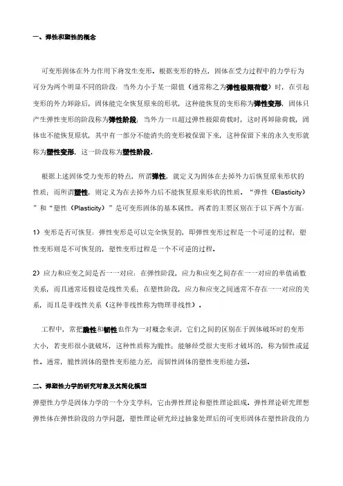 弹性变形与塑性变形 2