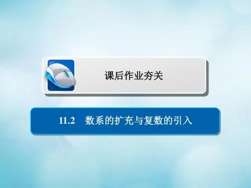 2019版高考数学一轮复习 第11章 算法、复数、推理与证明 11.2 数系的扩充与复数的引入习题教案 文