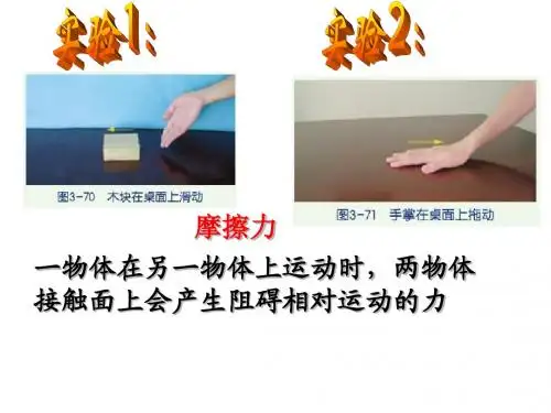 摩擦力(第一课时)