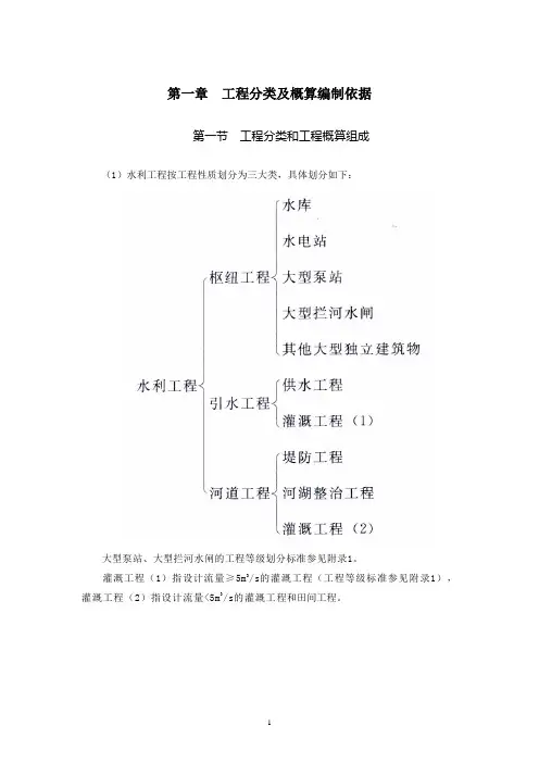 水总(2014年)429号水利工程设计概估算编制规定