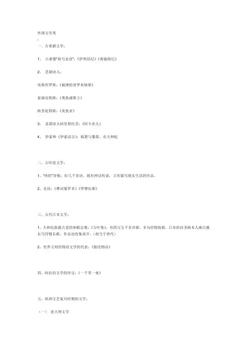 拉美文学补充