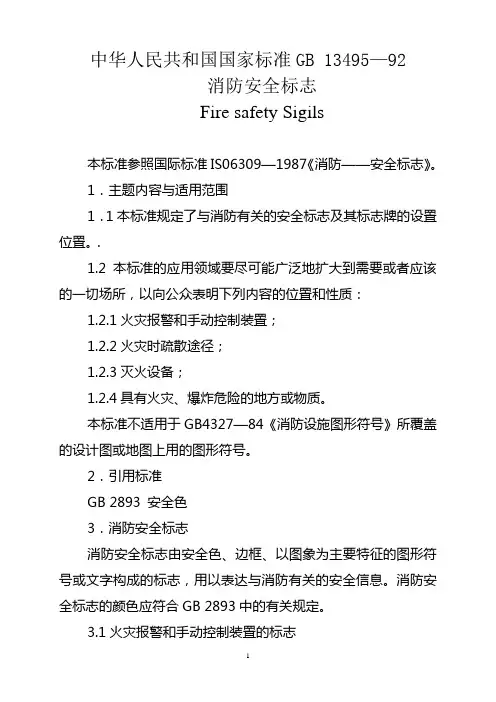 消防安全标志 2