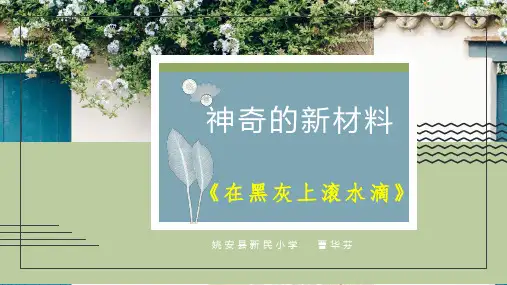 苏教版二年级下册科学 《神奇的新材料》课件