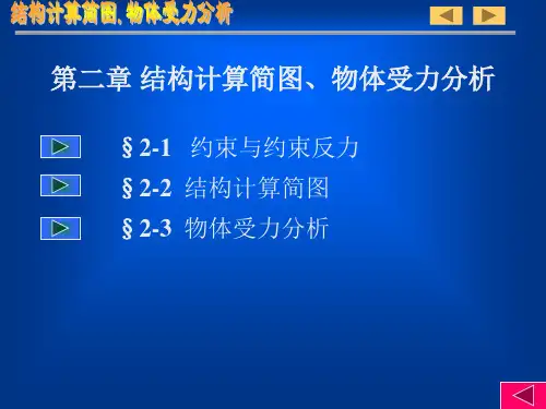结构计算简图22PPT课件