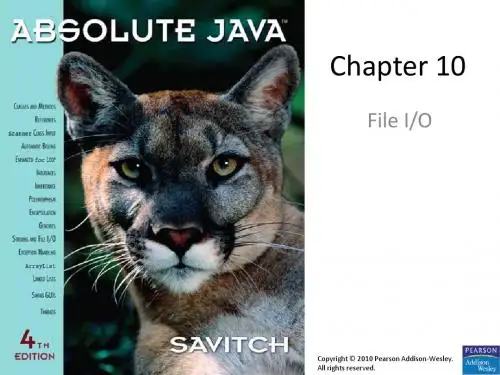 墨尔本大学java课程课件chap10