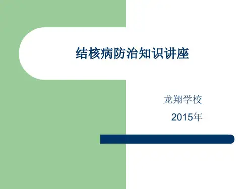 学生结核病防治知识宣传(中学)