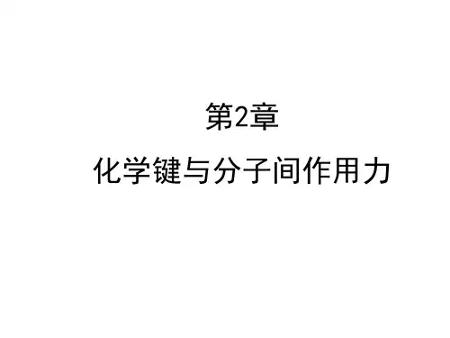 化学键与分子间作用力