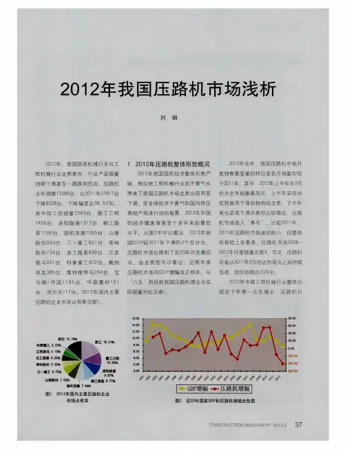 2012年我国压路机市场浅析