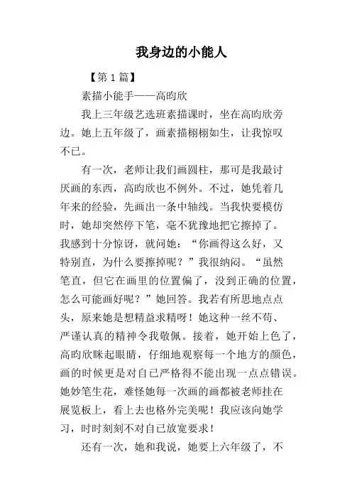 我身边的小能人 2
