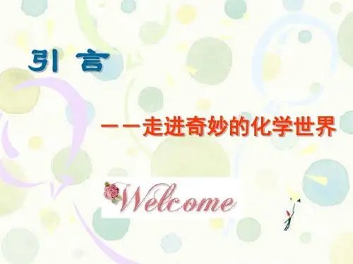 【高中化学】走进奇妙的化学世界PPT课件4
