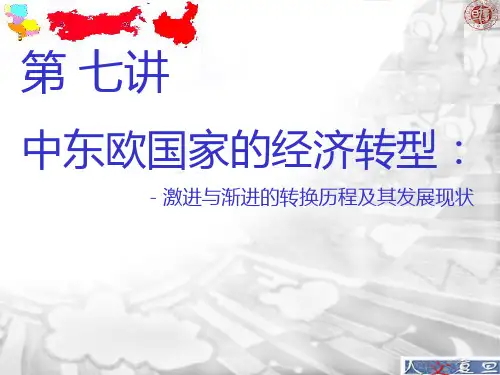 9、中东欧国家的经济转型