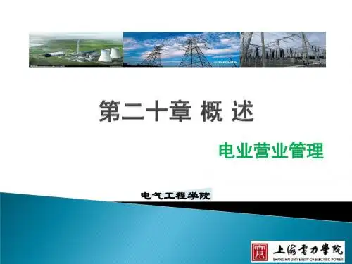 第8章 电力营销管理