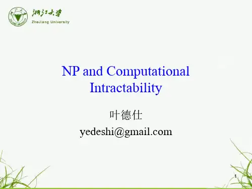 浙江大学 算法与程序设计 NP问题