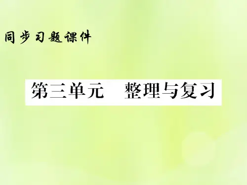 2018年秋九年级历史上册 第3单元 封建时代的欧洲整理与复习习题课件 新人教版