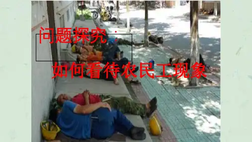 第一章问题研究-如何看待农民工现象--(36张)课件