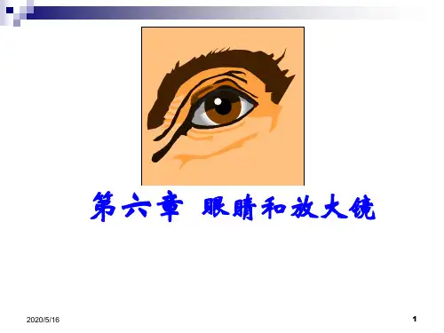工程光学资料(第六讲)人眼光学资料结构