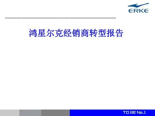 某运动服装经销商转型报告(PPT 39张)