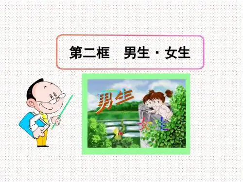 第二单元,三课,第二框《男生.女生》课件