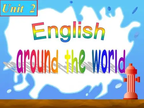 人教版高一英语必修一unit2__ppt.