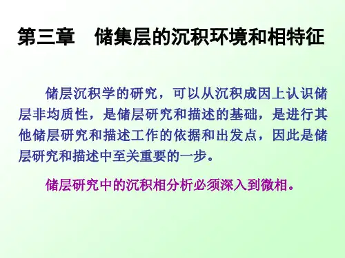 3第三章 沉积相