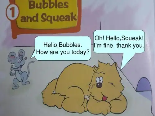 1 bubbles and squeak