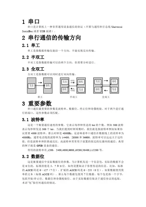 串口通信协议
