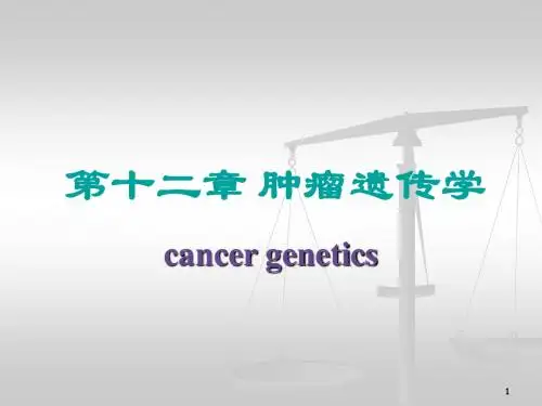13.肿瘤遗传